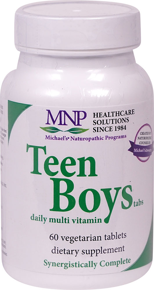 Michael's Naturopathic Programs Teen Boys Tabs Daily Multivitamin -- 60 вегетарианских таблеток Michael's Naturopathic