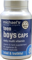 Michael's Naturopathic Programs Teen Boys Caps Daily Multi-Vitamin — 60 вегетарианских капсул Michael's Naturopathic