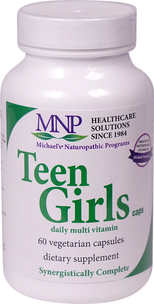 Teen Girls Caps Daily Multi-Vitamin -- 60 Vegetarian Capsules (Вегетарианские капсулы) Michael's Naturopathic