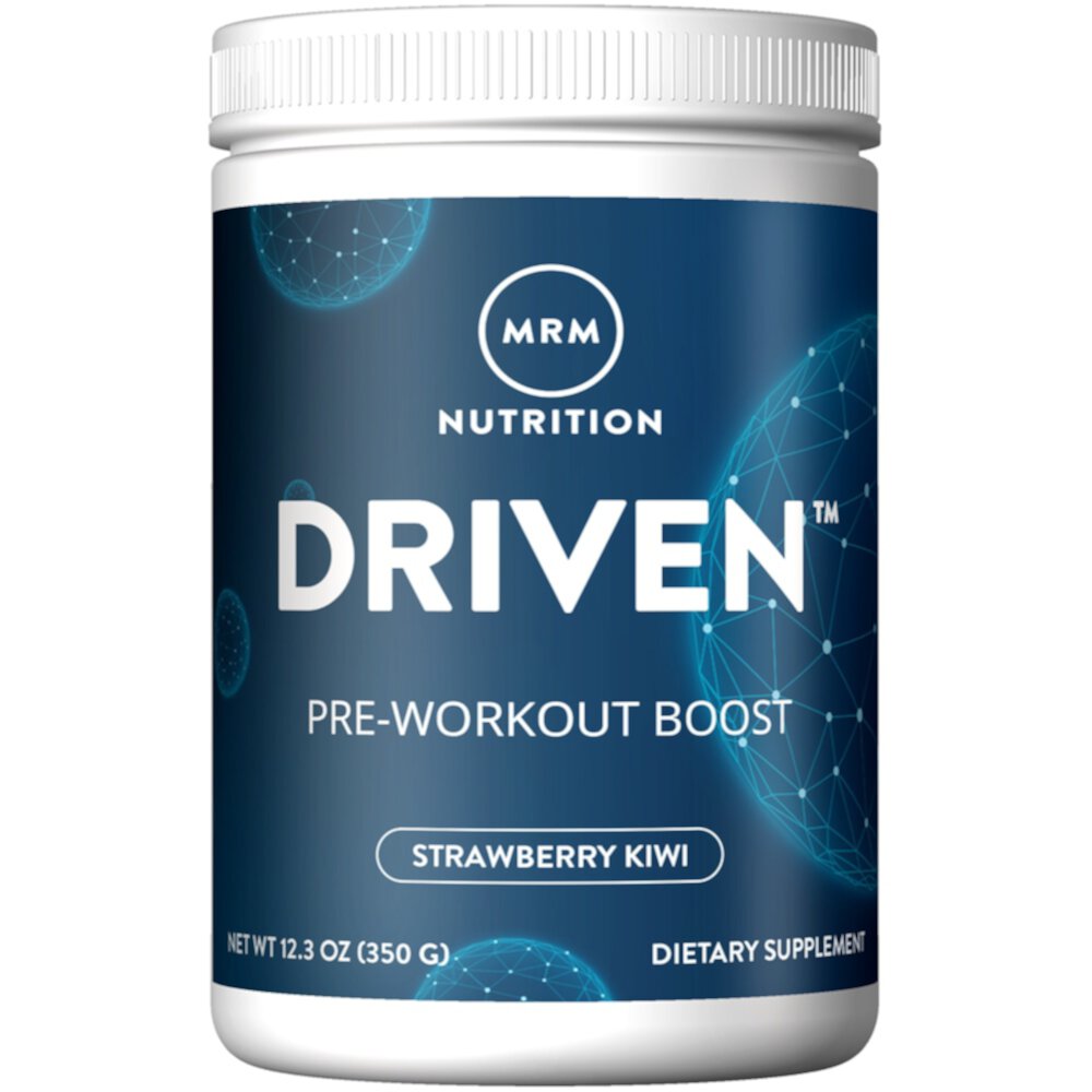 Driven™ Pre-Workout Boost Strawberry Kiwi -- 12.3 oz (Унции) MRM