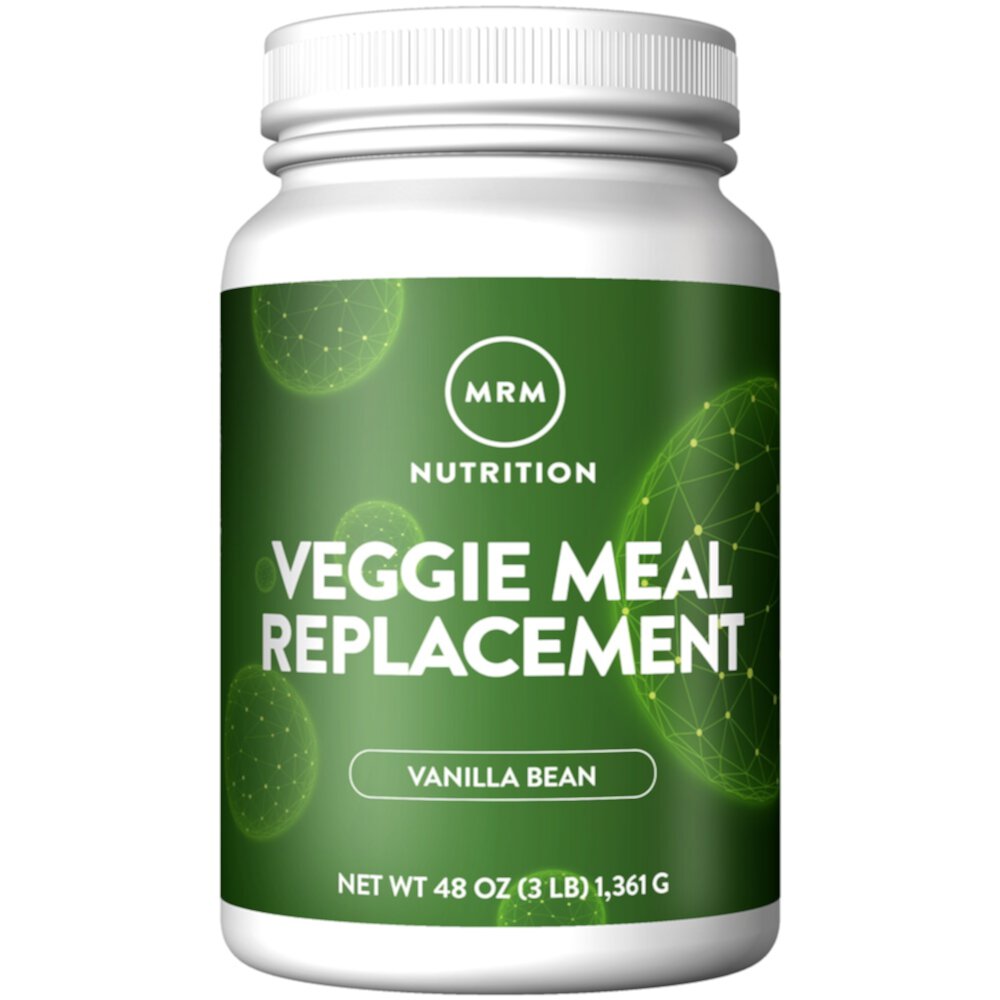 Veggie Meal Replacement Vanilla Bean -- 3 lbs MRM