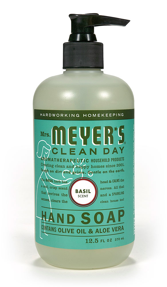 Жидкое мыло для рук Mrs. Meyer's Clean Day® с базиликом, 12,5 жидких унций Mrs. Meyer's