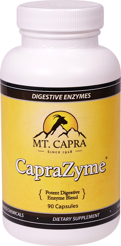 Mt Capra Products CapraZyme™ — 90 вегетарианских капсул Mt. Capra