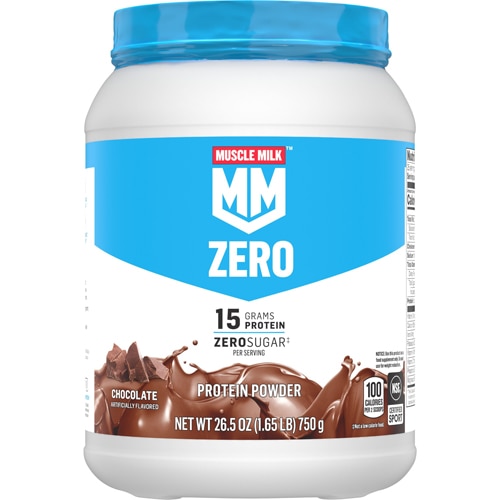 Протеиновый порошок на 100 калорий — сертифицирован NSF для спортивного шоколада — 1,65 фунта Muscle Milk