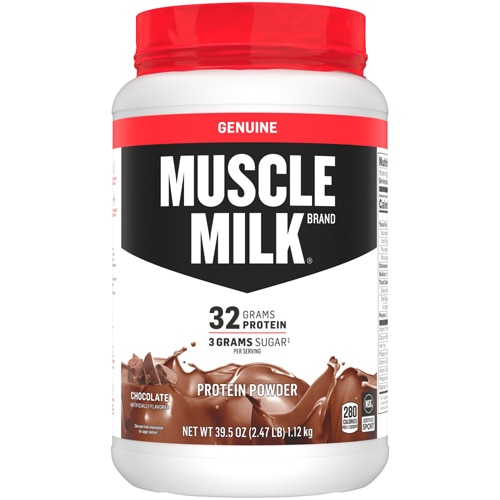 Протеиновый порошок Genuine Protein Powder - 32 г белка, 3 г сахара, 2,47 фунта Muscle Milk