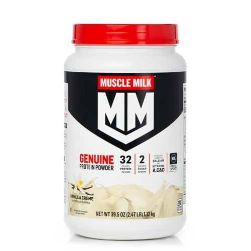 Протеиновый порошок 900 г - 32 г протеина, 2 г сахара, без глютена Muscle Milk