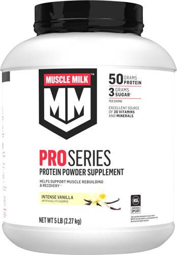 Протеиновый порошок Pro Series 2,27 кг - 50 г белка, 20 витаминов и минералов Muscle Milk