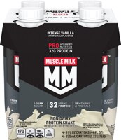 Протеиновый коктейль Pro Series Intense Vanilla — 11 жидких унций каждый / упаковка из 4 шт. Muscle Milk
