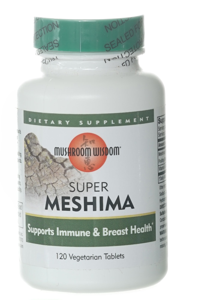 Mushroom Wisdom Super Meshima -- 120 растительных таблеток Mushroom Wisdom