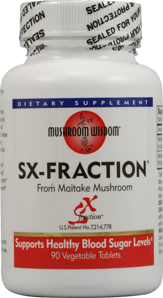 Maitake SX-Fraction -- 90 Vegetable Tablets (Таблетки) Mushroom Wisdom