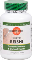 Super Reishi -- 120 Tablets (Таблетки) Mushroom Wisdom