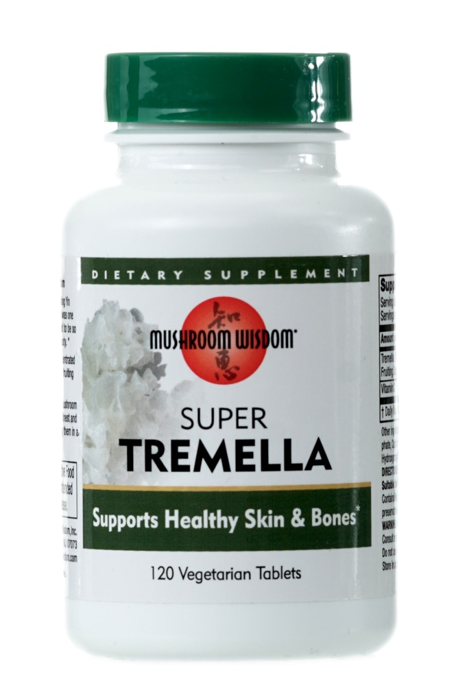 Super Tremella -- 120 Vegetarian Tablets (Вегетарианские таблетки) Mushroom Wisdom