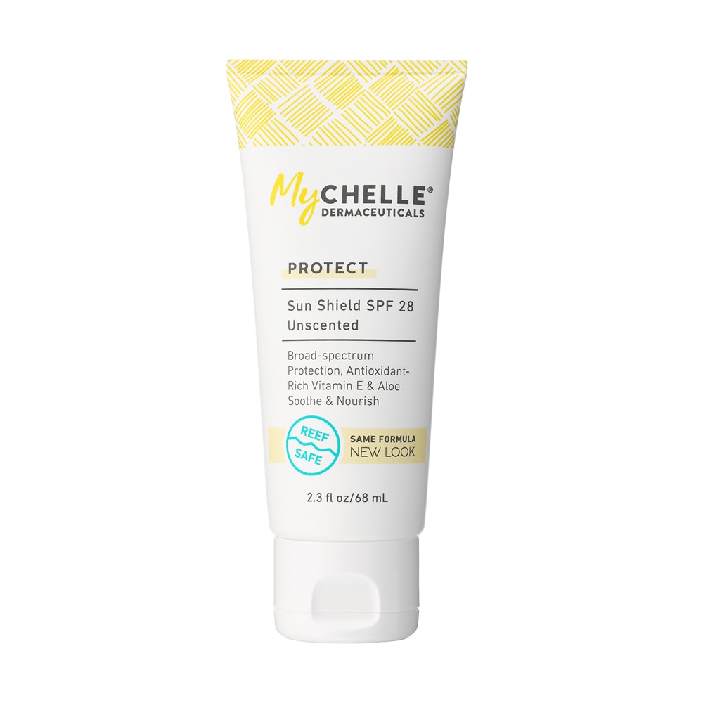 Солнцезащитный крем Protect Sun Shield SPF 28, без запаха, 2,3 жидких унции MyChelle Dermaceuticals