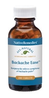 Native Remedies Backache Ease™ — 180 таблеток Native