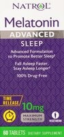 Мелатонин Natrol Advanced Sleep — 10 мг — 60 таблеток Natrol