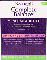 Complete Balance® for Menopause AM - PM -- 60 Capsules (Капсулы) Natrol