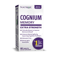 Extra Strength Cognium Memory — 60 таблеток Natrol