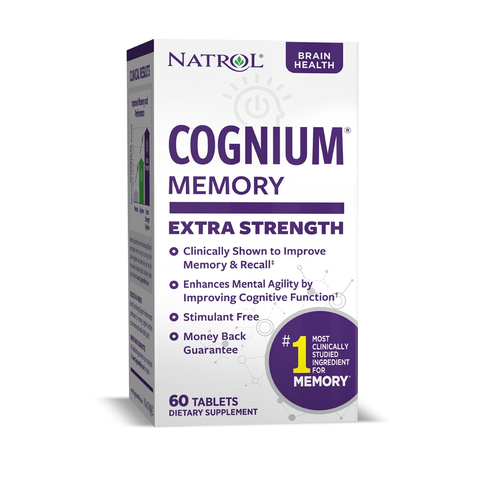 Extra Strength Cognium Memory -- 60 Tablets (Таблетки) Natrol