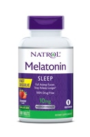 Natrol Мелатонин в таблетках для сна с клубникой - 100 таблеток Natrol
