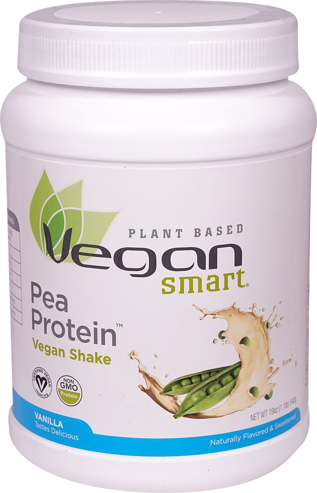 Naturade Vegan Smart® Pea Protein™ Vegan Shake Vanilla — 19 унций Naturade