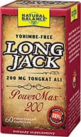 Long Jack PowerMax™ 200 -- 60 Vegetarian Capsules (Вегетарианские капсулы) Natural Balance