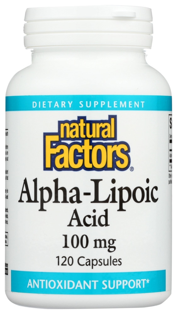 Alpha-Lipoic Acid -- 100 mg - 120 Capsules (Капсулы) Natural Factors