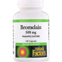 Natural Factors Бромелайн - 500 мг - 180 капсул Natural Factors
