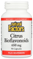 Citrus Bioflavonoids -- 650 mg - 90 Capsules (Капсулы) Natural Factors