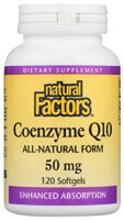 Coenzyme Q10 -- 50 mg - 120 Softgels (Мягкие капсулы) Natural Factors