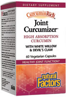 Natural Factors CurcuminRich® Оптимизатор суставов -- 60 вегетарианских капсул Natural Factors