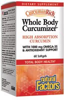 CurcminRich® Whole Body Optimizer -- 60 Softgels (Мягкие капсулы) Natural Factors