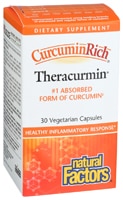 CurcuminRich Theracurmin - 30 вегетарианских капсул - Natural Factors Natural Factors