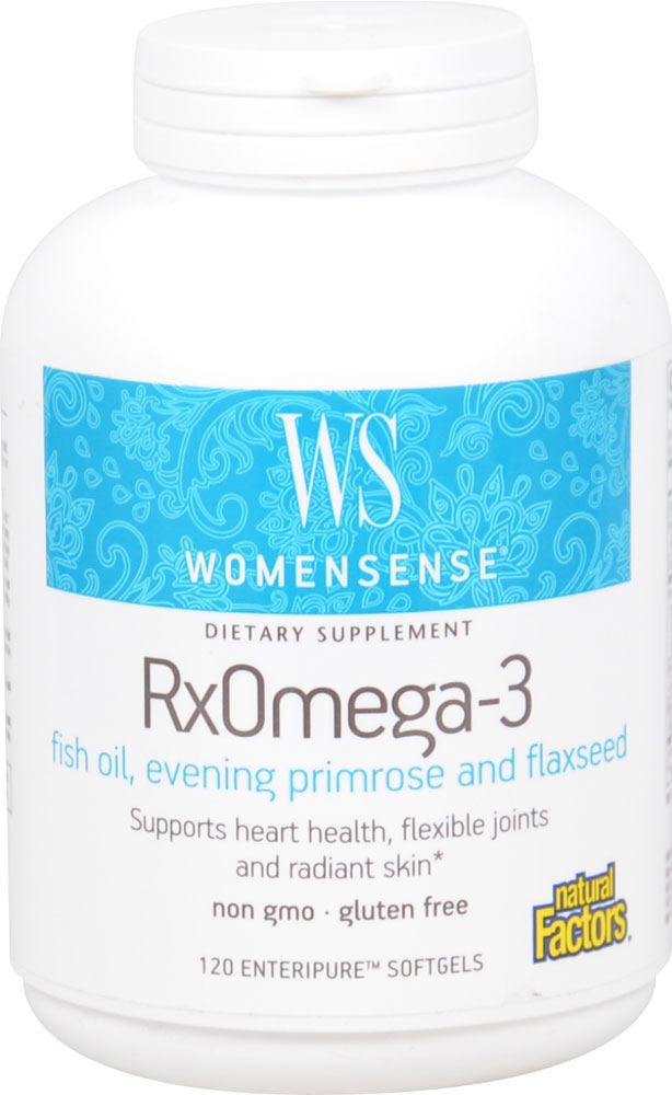 RxOmega-3 Factors™ - 120 капсул - Natural Factors Natural Factors