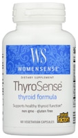ThyroSense, Формула для щитовидной железы - 60 вегетарианских капсул - Natural Factors Natural Factors