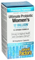 Ultimate Probiotic Women's Formula -- 12 billion - 60 Vegetarian Capsules (Вегетарианские капсулы) Natural Factors