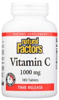 Vitamin C Time Release -- 1000 mg - 180 Tablets (Таблетки) Natural Factors