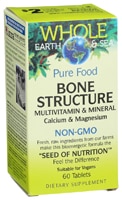 Whole Earth & Sea Bone Structure Multivitamin & Mineral -- 60 Tablets (Таблетки) Natural Factors