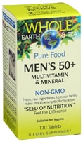 Whole Earth & Sea® Men's 50 plus Multivitamin & Mineral -- 120 Tablets (Таблетки) Natural Factors