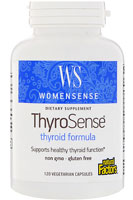 ThyroSense для женщин - 120 вегетарианских капсул - Natural Factors Natural Factors