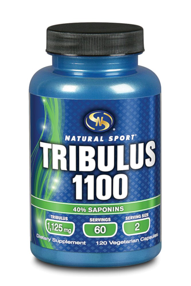 Tribulus 1100 -- 120 Vegetarian Capsules (Вегетарианские капсулы) Natural Stacks