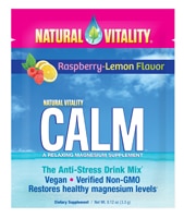 Пакеты Natural Vitality Natural Calm с малиной и лимоном -- 30 пакетиков Natural Vitality
