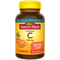 Chewable C Orange -- 500 mg - 60 Chewable Tablets (Жевательные таблетки) Nature Made