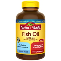 Рыбий жир и Омега-3 - 1200 мг - 150 мягких капсул - Nature Made Nature Made