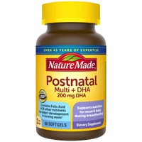 Nature Made Postnatal Multi+DHA -- 200 мг -- 60 мягких таблеток Nature Made