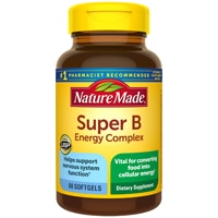 Super B Energy Complex -- 60 Softgels (Мягкие капсулы) Nature Made