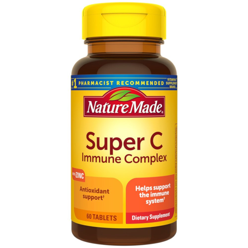 Super C Immune Complex -- 60 Tablets (Таблетки) Nature Made