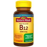 Nature Made Витамин B-12 с замедленным высвобождением -- 1000 мкг -- 75 таблеток Nature Made