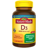 Vitamin D3 -- 2000 IU - 200 Tablets (Таблетки) Nature Made