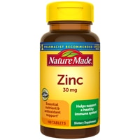 Цинк - 30 мг - 100 таблеток - Nature Made Nature Made