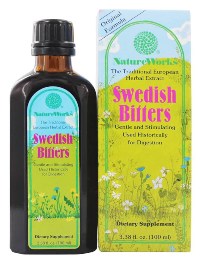 Nature Works Swedish Bitters™ — 3,38 жидких унций Nature Works